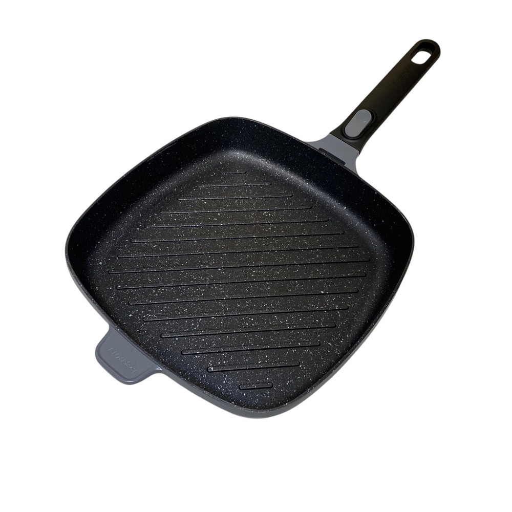 BergHOFF GEM 11" Square Grill Pan‎ 28cm Removable Handle Nonstick Induction